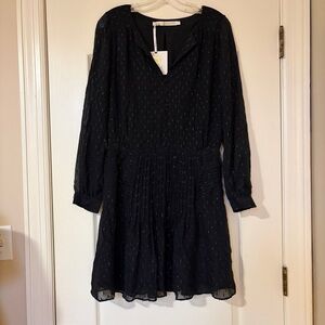 Marie Oliver Black Long Sleeve Dress